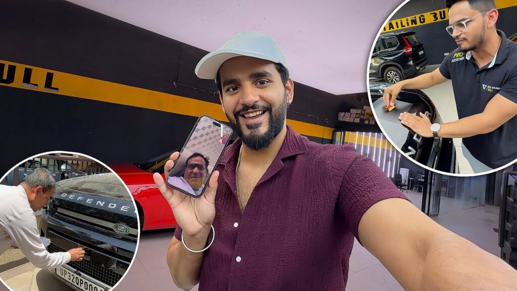 Abhishek ne Defender ko Modification ke Liye De Diya – VIP Number Plate UP 32 QP 0001 Grabs Spotlight.